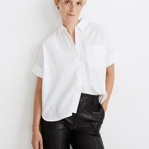Madewell "Daily Shirt" white blouse